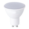 4 PCS LED Light Cup 2835 Patch Energy-Saving Bulb Plastic Clad Aluminum Light Cup, Power: 5W 6Beads(GU10 Milky White Cover (Cold Light))
