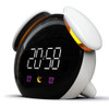 Creative Cartoon Dog Time Voice Broadcast Intelligent Induction Multifunctional Alarm Clock, Style:Alarm Clock(White)