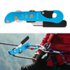 XINDA XD8604 Outdoor Hand Control Climbing Stop Descender Rappelling Descender(Blue)