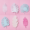 20 in 1 Set Creative Paper Cutting Shooting Props Leaves Flowers Papercut Jewelry Cosmetics Background Photo Photography Props