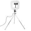 XWJ-D35B 28cm Dimmable LED Square Light With Tripod Net Red Live Fill Light Mobile Phone Bracket