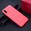 For iPhone XS Max Candy Color TPU Case(Red)