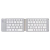 B05 USB Charging Portable Mini Folding Bluetooth Wireless Keyboard (White)