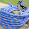 Climbing Auxiliary Rope Static Rope Safety Rescue Rope, Length: 10m Diameter: 10mm(Blue)