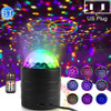 Bluetooth Crystal Magic Ball Stage Light with Remote Control, US Plug(Black)