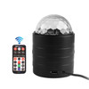 Bluetooth Crystal Magic Ball Stage Light with Remote Control, US Plug(Black)