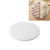 5 PCS Foldable Plastic Dumpling Mat Creative Home Pasta Placemat, Diameter:35cm(White)