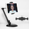 Adjustable Desktop Online Class Learning Game Cantilever Support Mobile Phone Tablet Lazy Bracket(Black)