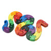 3 PCS English Alphanumeric Wooden Twisted Snake Puzzle Children Assembled Building Block Toys