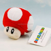 6 CM Super Mario Bros Mushrooms Plush Keychain Anime Figures Toys For Kids Birthday Gifts(Red)