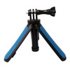 Multi-functional Foldable Tripod Holder Selfie Monopod Stick for GoPro HERO5 Session /5 /4 Session /4 /3+ /3 /2 /1, Xiaoyi Sport Cameras, Length: 12-23cm(Blue)