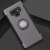 Magnetic Armor Protective Case for Galaxy Note 9, with 360 Degree Rotation Ring Holder(Grey)