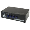 4 Port Input 1 Output Audio Video AV RCA Switch Box