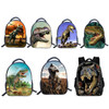 14-inch ZZ9 Child Dinosaur School Bag Kindergarten Pupils Backpack