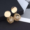 Ball Geometric Earrings For Women Hanging Dangle Earrings Drop Earrings(Gold)