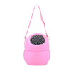 Pet Bag Small Pet Hamster Carrier Pure Color Leash Travel Bag, Size:L(Pink)