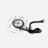 4 PCS 2 in 1 Compass With Map Measuring Ruler Outdoor Multifunctional Compass