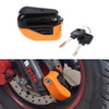 Bicycle Lock Theft-proof Small Alarm Lock Disc Brakes(Orange)