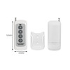 2 PCS 4 Key Wireless Remote Control Lamp Garage Door Remote, Style: with Antenna