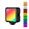 PULUZ Pocket 2500-9000K+RGB Full Color Beauty Fill Light Handheld Camera Photography LED Light (Black)