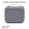 For DJI Mini SE Shockproof Carrying Hard Case Storage Bag, Size: 24 x 19 x 9cm(Grey + Red Liner)