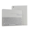 Bluetooth 3.0 Keyboard with Detachable Leather Tablet Case for iPad 4 / 3 / 2(White)