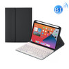 HK006 Square Keys Detachable Bluetooth Keyboard Leather Tablet Case with Holder for iPad mini 6(Black+White)