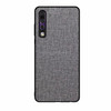 Shockproof Cloth Texture PC+ TPU Protective Case for Huawei P30 (Grey)