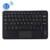 Mini Bluetooth Wireless Keyboard with Touch Panel, Compatible with All Android & Windows 7 inch Tablets with Bluetooth Functions(Black)