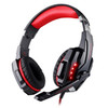 KOTION EACH G9000 USB 7.1 Surround Sound Version Game Gaming Headphone Computer Headset Earphone Headband with Microphone LED Light,Cable Length: About 2.2m(Red + Black)