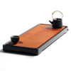 Stripe Rectangular Solid Wood Retain Water Tea Tray, Size: 665 x 265 x 450mm