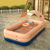 PVC Shade Wireless Automatic Inflatable Swimming Pool Household Children Swimming Pool Large Outdoor Plastic Pool with Shed, Size:2.1m(Pink)