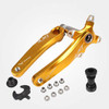 JIANKUN IXF Mountain Bike Hollow Crank Modified Single-plate Left and Right Cranks Crankshaft Bottom Axle, Style:Left and Right Crank+Bottom Bracket(Yellow)