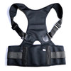 Male Female Adjustable Magnetic Posture Corrector Corset Back Men Brace Back Shoulder Belt Lumbar Support Straight, Size:XXXL (Black)