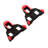 3 Set Bicycle Splint Set 6 Degrees Road Lock Plate Special For Road Bike Shoes(Red)