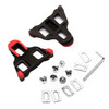 3 Set Bicycle Splint Set 6 Degrees Road Lock Plate Special For Road Bike Shoes(Red)