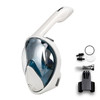 COPOZZ Snorkeling Mask Full Dry Snorkel Swimming Equipment, Size: S(Dark Green)