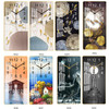 Rectangular Crystal Ceramic Clock Study Living Room Wall Clock Household Simple Clock(n46)