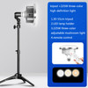 Mobile Phone Live Support Shooting Gourmet Beautification Fill Light Indoor Jewelry Photography Light, Style: 225W Mushroom Lamp + Tripod