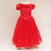 Christmas Costume Show Dress Skirt (Color:Red Size:100)