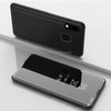 Electroplating Mirror Horizontal Flip Leather Case for Xiaomi Mi 9/Mi9 Explorer, with Holder (Black)