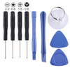 10 in 1 (4 x Screwdriver + 2 x Teardown Rods + 1 x Chuck + 2 x Triangle on Thick Slices + Eject Pin) Disassembly Repairing Tool for Smart Phones