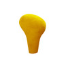 Car Suede Shift Knob Handle Cover for Audi A4(2009-2012) / A5(2008-2010) / Q5(2009-2012), Suitable for Left Driving(Yellow)