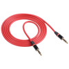 1m 3.5mm Jack Earphone Cable, For iPad, iPhone, Galaxy, Huawei, Xiaomi, LG, HTC and Other Smart Phones(Red)