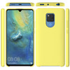 Pure Color Liquid Silicone Case for Huawei Mate 20 X (Yellow)