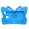 For Galaxy Tab A 8.0 T380/385/T387/T330/331/T377V Butterfly Bracket Style EVA Children Falling Proof Cover Protective Case(Blue)