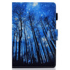 For Samsung Galaxy Tab A 8.0 / T350 Colored Drawing Stitching Horizontal Flip Leather Case with Holder & Card Slots & Sleep / Wake-up Function(Forest)