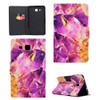 For Galaxy Tab A 7.0 (2016) T280 TPU Horizontal Flip Leather Case with Holder & Card Slot & Sleep / Wake-up Function(Amethyst)