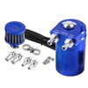 Universal Racing Aluminum Oil Catch Can Oil Filter Tank Breather Tank, Capacity: 300ML(Blue)