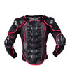 GHOST RACING F060 Motorcycle Armor Suit Riding Protective Gear Chest Protector Elbow Pad Fall Protection Suit, Size: XXL(Red)